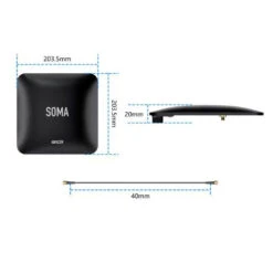 Antenne Patch Directionnelle GEPRC SOMA 5.8GHz SMA - RHCP -Dashcam Magasin antenne patch directionnelle geprc soma 58ghz sma rhcp 6