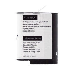 Batterie LCE XTREM Endurance Pour GoPro HERO12/11/10/9 -Dashcam Magasin batterie lce xtrem pour gopro hero1211109 2