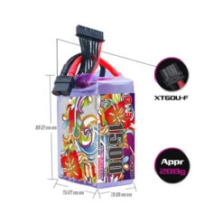 Batterie LiHV GaoNeng GNB 8S 1500mAh 120C -Dashcam Magasin batterie lihv gaoneng gnb 8s 1500mah 120c 3