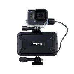 Caisson étanche Suptig Avec Batterie Externe Pour GoPro HERO13/12/11/10/9