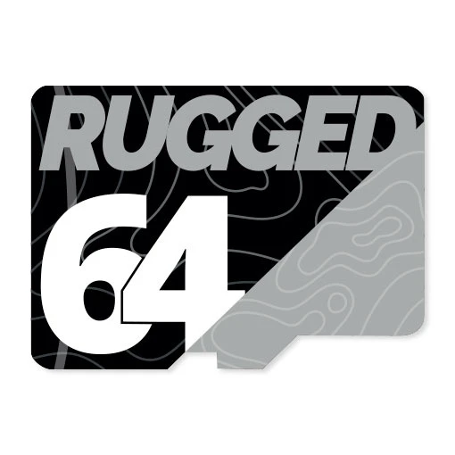 Carte Mémoire MicroSD 64Go - Rugged Extreme Enduro 3 Carte Mémoire MicroSD 64Go - Rugged Extreme Enduro