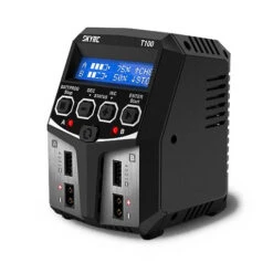 Chargeur SkyRC T100 Duo AC (2-4s Jusqu'à 5A - 2x50w)