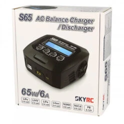 Chargeur SkyRC S65 2-4S 65w -Dashcam Magasin chargeur skyrc s65 2 4s 65w 5