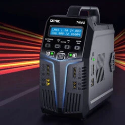 Chargeur T400Q Quattro AC/DC (4x 100W) - SkyRC -Dashcam Magasin chargeur t400q quattro acdc 4x 100w skyrc 6