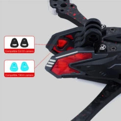 Châssis AxisFlying Manta 5 PRO Squashed X -Dashcam Magasin chassis axisflying manta 5 pro squashed x 6