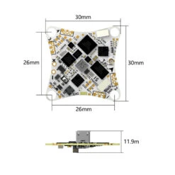 Contrôleur De Vol AIO Flywoo Goku F405 ERVT 5A 1S ICM42688P Avec ELRS & VTx -Dashcam Magasin controleur de vol aio flywoo goku f405 ervt 5a 1s icm42688p avec elrs vtx 3