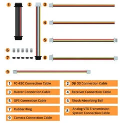 Contrôleur De Vol Flywoo F722 Pro V2 (30x30) ICM42688 -Dashcam Magasin controleur de vol flywoo f722 pro v2 30x30 icm42688 6