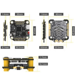 Contrôleur De Vol SpeedyBee F722 V3 BMI270 -Dashcam Magasin controleur de vol speedybee f722 v3 bmi270 2