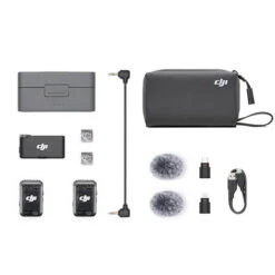 DJI MIC 2 (1RX + 2TX) -Dashcam Magasin dji mic 2 1rx 2tx 9