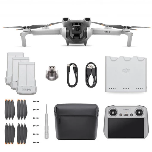 DJI Mini 3 Fly More Combo Avec DJI RC 3 DJI Mini 3 Fly More Combo Avec DJI RC