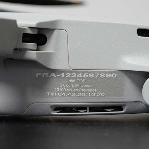 Étiquette D'enregistrement Drone Loisir (Entre 250g-800g) 3 Étiquette D'enregistrement Drone Loisir (Entre 250g-800g)