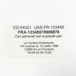 Étiquette D'enregistrement Drone Pro +250g 9 Étiquette D'enregistrement Drone Pro +250g -Dashcam Magasin etiquette d enregistrement drone pro 250g norme 20212022 3