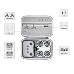 Étui De Transport STARTRC Lite Version Pour DJI Neo Et DJI RC-N3 -Dashcam Magasin etui de transport startrc lite version pour dji neo et dji rc n3 4