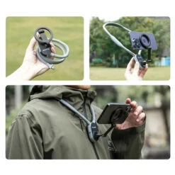 Fixation Tour De Cou Telesin Avec Support Magnétique Pour Smartphone -Dashcam Magasin fixation tour de cou telesin avec support magnetique pour smartphone 3