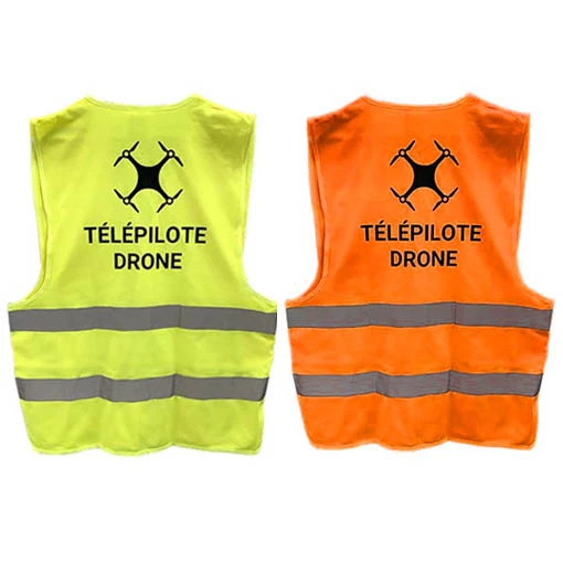 Gilet De Sécurité BASIC FLUO Pour Télépilote 3 Gilet De Sécurité BASIC FLUO Pour Télépilote