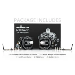 Gimbals RadioMaster AG01 Nano CNC à Effet Hall Pour Pocket -Dashcam Magasin gimbals radiomaster ag01 nano cnc a effet hall pour pocket 7