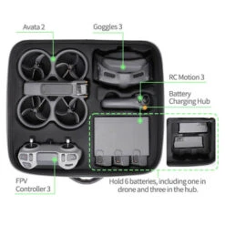 Housse De Rangement Multi-usage SunnyLife Pour DJI Avata 2 Fly More Combo -Dashcam Magasin housse de rangement multi usage sunnylife pour dji avata 2 fly more combo 2