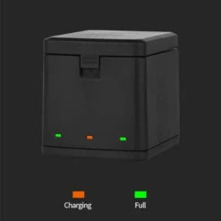 Hub De Charge Triple Telesin Pour Batteries GoPro HERO8/7/6/5 -Dashcam Magasin hub de charge triple telesin pour batteries gopro hero8765 6