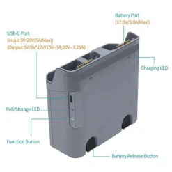 Hub De Charge YX Pour DJI Air 3 Et DJI Air 3S -Dashcam Magasin hub de charge yx pour dji air 3 et dji air 3s 2