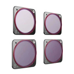 Kit De 4 Filtres PGYTech ND-PL Pro (8, 16, 32, 64) Pour DJI Action 2