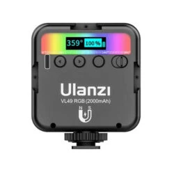 Mini Lumière Ulanzi RGB Rechargeable VL49 -Dashcam Magasin mini lumiere ulanzi rgb rechargeable vl49 4