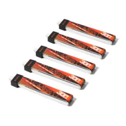 Pack De 5 Batteries LiHV BetaFPV LAVA 1S 300mAh 75C (BT2.0)