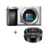 Pack Sony Alpha 6100 Silver + Objectif Zoom 16-50mm -Dashcam Magasin pack sony alpha 6100 silver objectif zoom 16 50mm