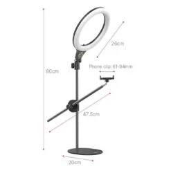 Ring Light Led Ulanzi Avec Fixation Téléphone Intégrée -Dashcam Magasin ring light led ulanzi avec fixation telephone integree 7