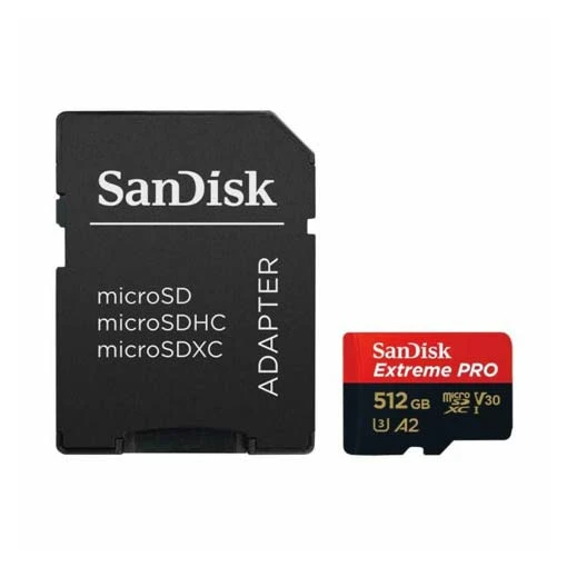 SanDisk 512Go Extreme PRO - Carte Mémoire MicroSDXC™ UHS-I 4 SanDisk 512Go Extreme PRO - Carte Mémoire MicroSDXC™ UHS-I – Image 2