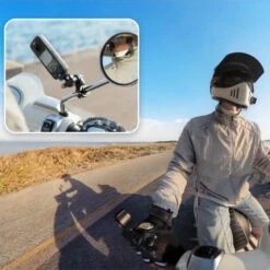 Support De Rétroviseur Insta360 Pour Caméra D'action -Dashcam Magasin support de retroviseur insta360 pour camera d action 8