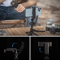 Support Pour Smartphone PGYTech Avec Fixation Cold Shoe -Dashcam Magasin support pour smartphone pgytech avec fixations cold shoe 4