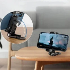 Support Telesin Pour Smartphone Avec Fixation Cold Shoe Et Insert 1/4" -Dashcam Magasin support telesin pour smartphone avec fixation cold shoe et insert 14 2