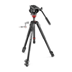 Trépied Vidéo Fluide Manfrotto MVK500190XV Avec Base Plate Et Rotule -Dashcam Magasin trepied video fluide manfrotto mvk500190xv avec base plate et rotule 2
