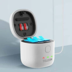 Triple Chargeur Telesin Allin Box - GoPro HERO12/11/10/9 -Dashcam Magasin triple chargeur telesin allin box gopro hero1211109 6