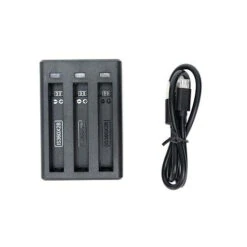 Triple Chargeur LCE Pour Insta360 One X2 -Dashcam Magasin triple chargeur telesin pour insta360 one x2 3