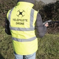 Veste De Sécurité Hiver En Polaire & Réversible Pour Télépilote -Dashcam Magasin veste de securite hiver en polaire reversible pour telepilote 3