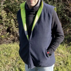 Veste De Sécurité Hiver En Polaire & Réversible Pour Télépilote -Dashcam Magasin veste de securite hiver en polaire reversible pour telepilote 5