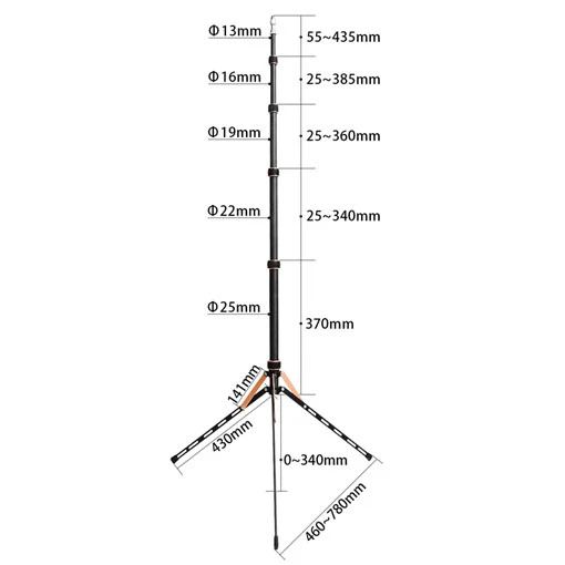 VR Stand Carbon - Trépied Pour Caméra VR 360° 5 VR Stand Carbon - Trépied Pour Caméra VR 360° – Image 3